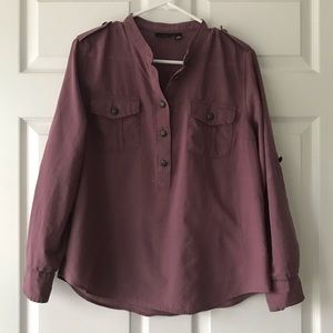 Women’s a.n.a. Long Sleeve Blouse Size M
